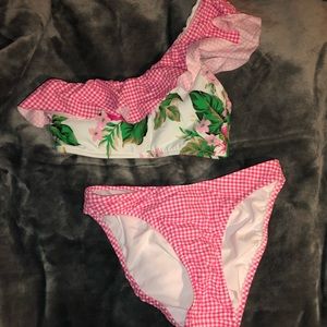 Worn Once! Venus Checkered Print Bikini